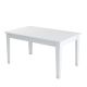 Table de salle à manger avec rangement Fiorita 145cm Blanc