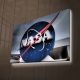 Tableau décoratif lumineux LED Lucendi L70xH45cm Motif Logo NASA
