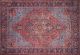 Tapis Avonaco 150x230cm Motif Victorien Rouge