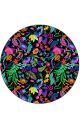 Tapis Cellini D100cm Velours Motif Florale