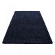 Tapis de couloir Soros 80x250cm Tissu Bleu foncé