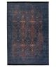 Tapis Hadorn 80x200cm Motif Victorien Orange  et noir