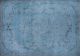 Tapis Iraa 150x230cm Motif Victorien Noir et Bleu