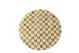Tapis Lixus 120x180cm Velours Motif carreaux Or