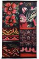 Tapis Makoto 150x200cm Velours Motif Patchwork floral
