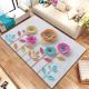 Tapis Masseka 80x140cm Motif Fleurs Multicolore