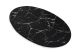 Tapis orvale Artem 60x90cm Velours Noir effet marbre