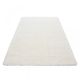 Tapis rectangulaire Soros 120x170cm Tissu Blanc crème