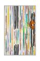 Tapis Vassily 100x200cm Motif Ligne abstrait Multicolore
