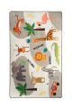 Tapis Zorag 140x190cm Velours Motif Animaux de la jungle