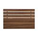 Tête de lit moderne style épuré Fustinga 160cm Noyer